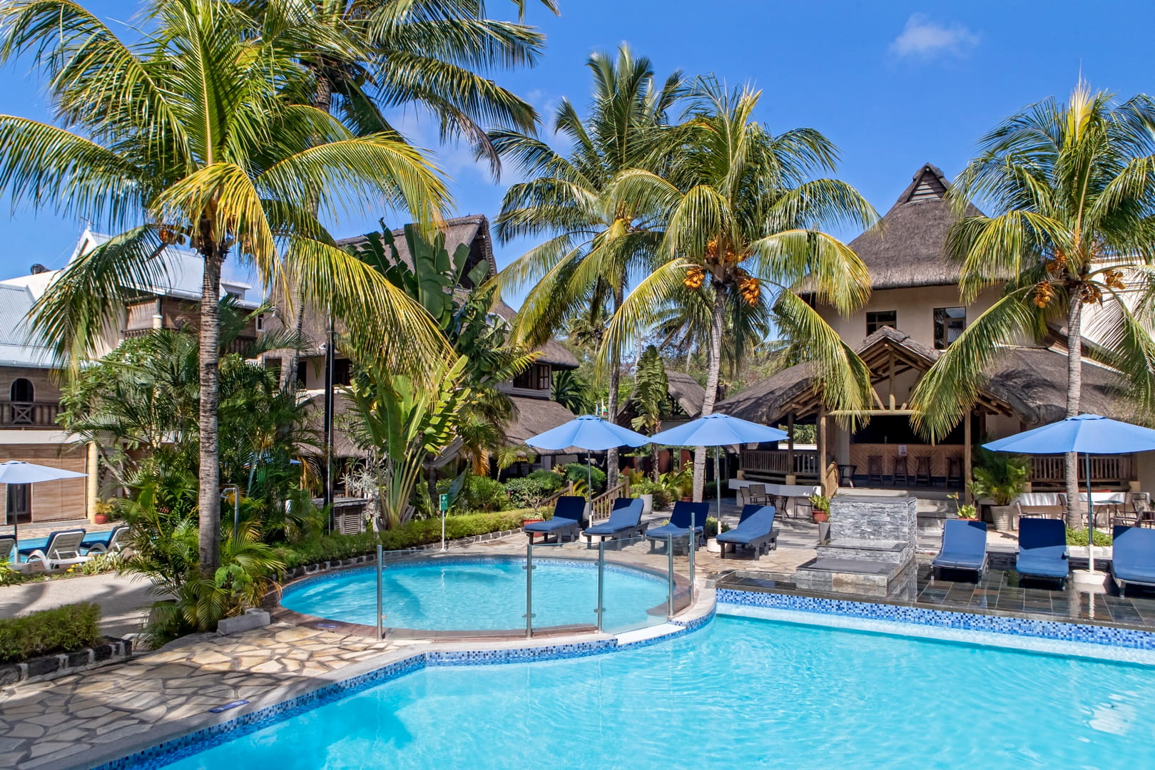 Piscine Le Palmiste Resort Île Maurice Transcontinents